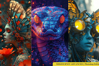 create any ai art concepts and characters using midjourney