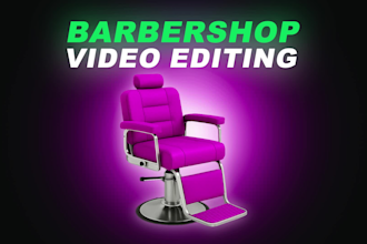 edit barber shop haircut videos for reels and tiktok