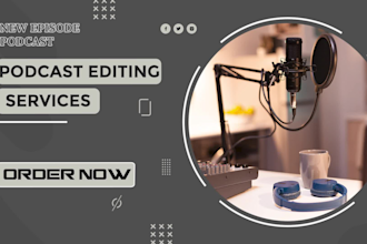 edit and clean your audio podcast and video podcast editing