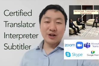 be your chinese interpreter in a zoom call or meeting medical legal commercial