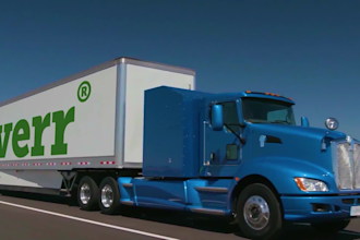 make logistic business truck trailer video for your brand
