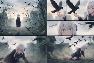 create anime opening, anime intro, anime trailer and anime teaser