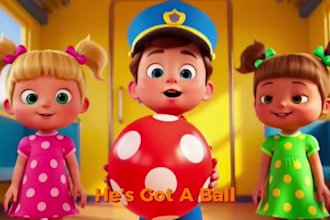 create high quality 3d disney pixar style alphabet animation for kids,ai video