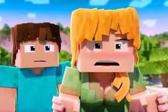 be your 3d minecraft video animation for your project