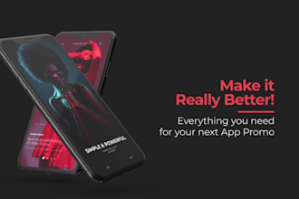 create amazing app promotion video for your app in 24 hours