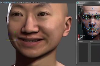 3d iclone facial rig,rig animaze avatar model,unity,character,vtuber blendshape