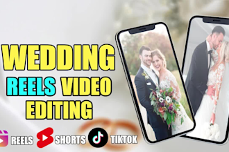 edit cinematic your wedding reels short video editing
