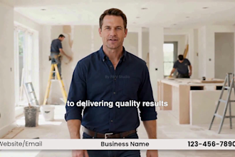 make home remodeling or home improvement business promo video
