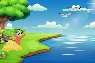 create 2d animated stories and rhymes for youtube channel in hindi in one day