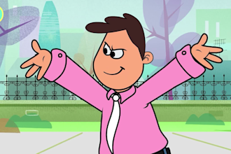 create 2d cartoon character animation video for your brand