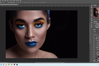 do high end skin retouch your photo
