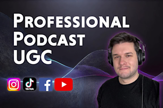 create engaging podcast ugc with professional quality audio