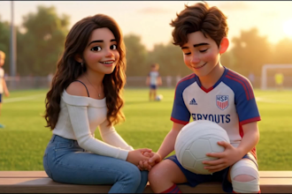 3d pixar style ai animation 3d pixar style ai animated romantic ai storytelling