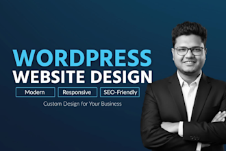 design or redesign wordpress website or landing page