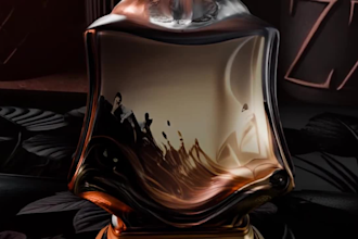 create 3d perfume animation, 3d bottle, cgi animation, product perfume rendering