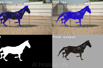 do rotoscoping ,roto, chroma keying ,screen replacement