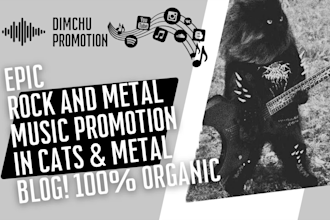 do organic rock and metal music promotion to 450k followers pages