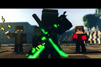 make minecraft 3d animation minecraft intro and animation,2d minecraft