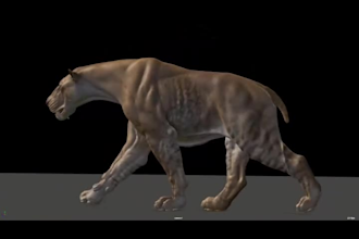 create high quality 3d animal model, 3d animal rigging, cgi animal animation