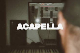 create a full beat from acapella or vocal