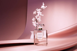 do realistic 3d perfume bottle model, 3d cosmetics product, 3d perfume animation