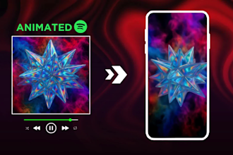 create animated spotify canvas using your album cover art