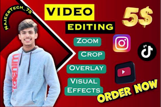 add visual effects, zoom, crop, and overlay