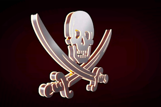 make 3d spinning logo animation with high quality result