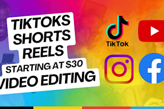 edit your tiktok videos, youtube shorts and instragram reels