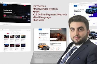 create multivendor car dealership website subscription based