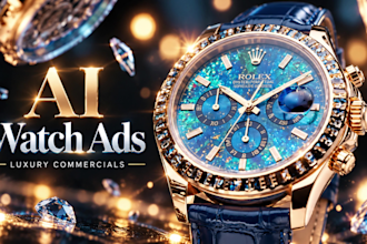 create ai watch commercials and cinematic luxury product video ads