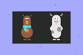 animated your 2d cartoon character in after effects
