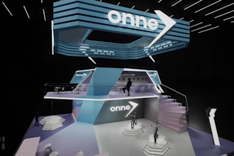 design 3d trade show stand, expo stand or a booth