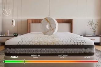 create 3d mattress animation exploded view and cgi furniture rendering