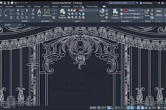 convert complex images to autocad drawing