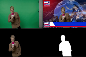 do rotoscoping, green screen removal and chroma keying