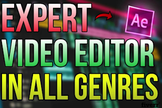 do expert long form video editing or reels on gameplay, funny, documentary