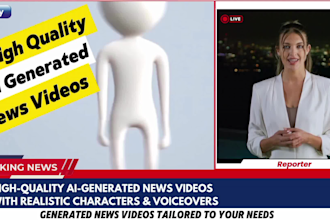 professional spokesperson news video using ai avatar n tools