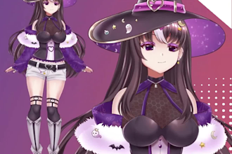 build your complete vtuber identity model, overlays, and streaming setup