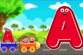 create kids learning videos