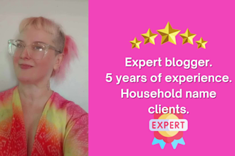write expert lifestyle articles and blog posts