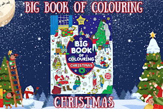 create a promo video, trailer for kids , adults, coloring book
