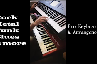 record pro keyboards for your rock, metal, blues, funk song