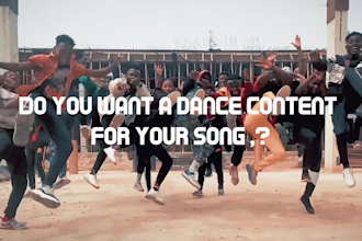 create a dance piece to your song for tiktok,reels and shorts
