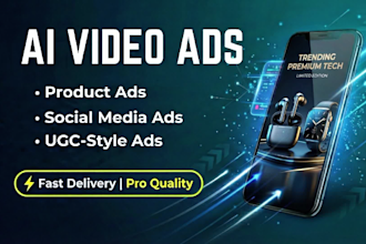 make ai ads, ai product ads, ai ugc ads, and ai commercial videos
