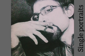 make pencil portraits for you
