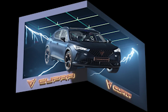 3d anamorphic animation 3d billboard animation product animation video blender