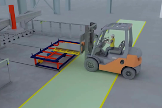 create 3d manufacturing truck 3d industrial animation 3d factory animation