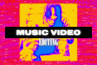 a vfx glitch music video editing with cool stuff