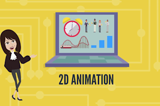make perfect 2d cartoon animation video